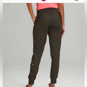 lululemon dance studio mid-rise jogger *full length* in dark olive size 2
